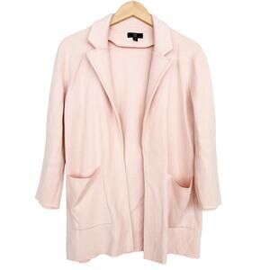 J. Crew 365 Sophie Light Pink Knit Blazer Cardigan Sz M